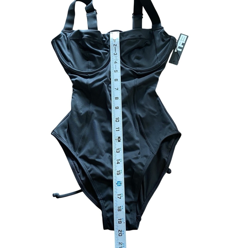TA3 NWT Black Lifty One Piece Swimsuit Size XS Reg/Long F/G Cups Busty - Picture 9 of 11